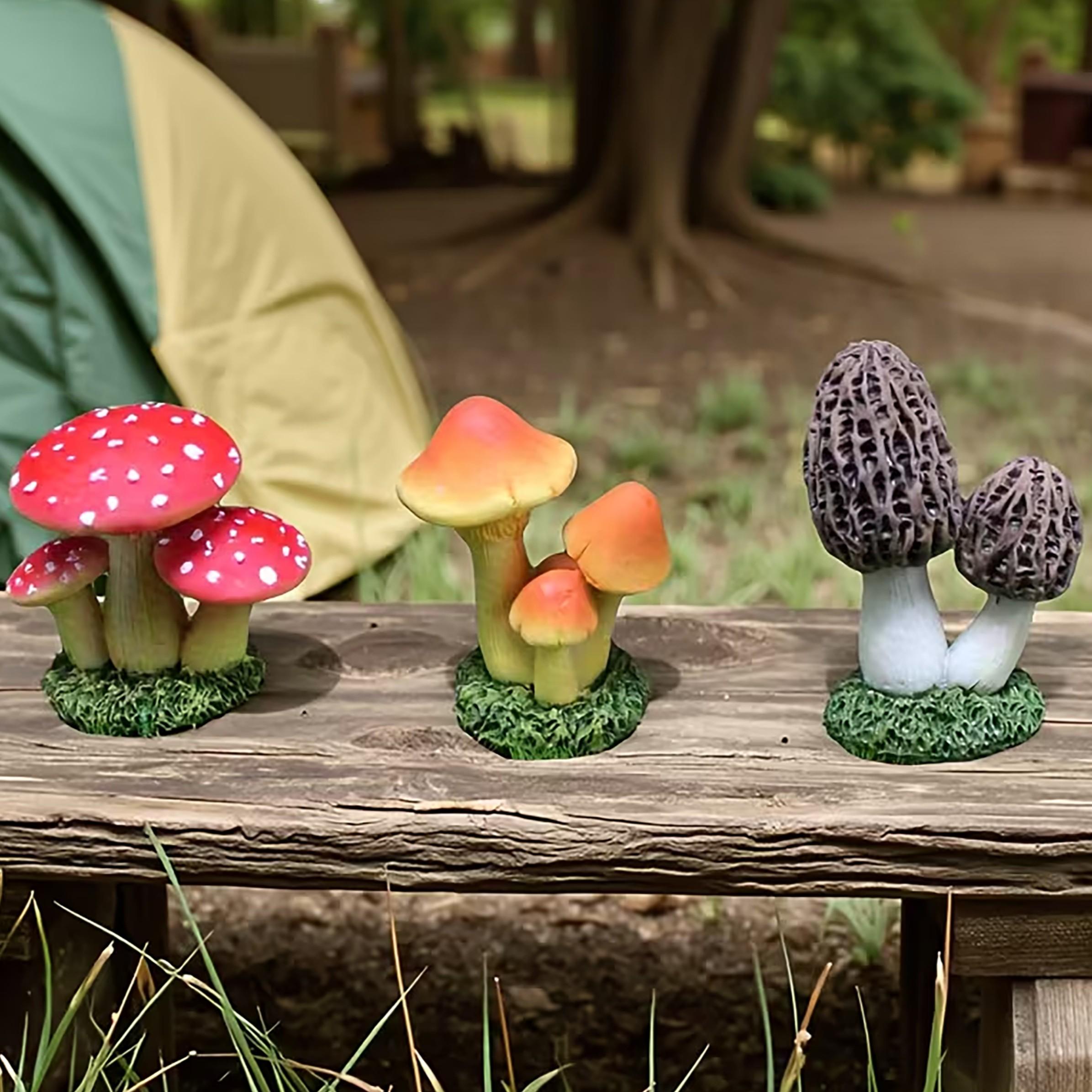 1 Set of 3pcs Artificial Mushr - огляд і ціна Echeveria Succulent