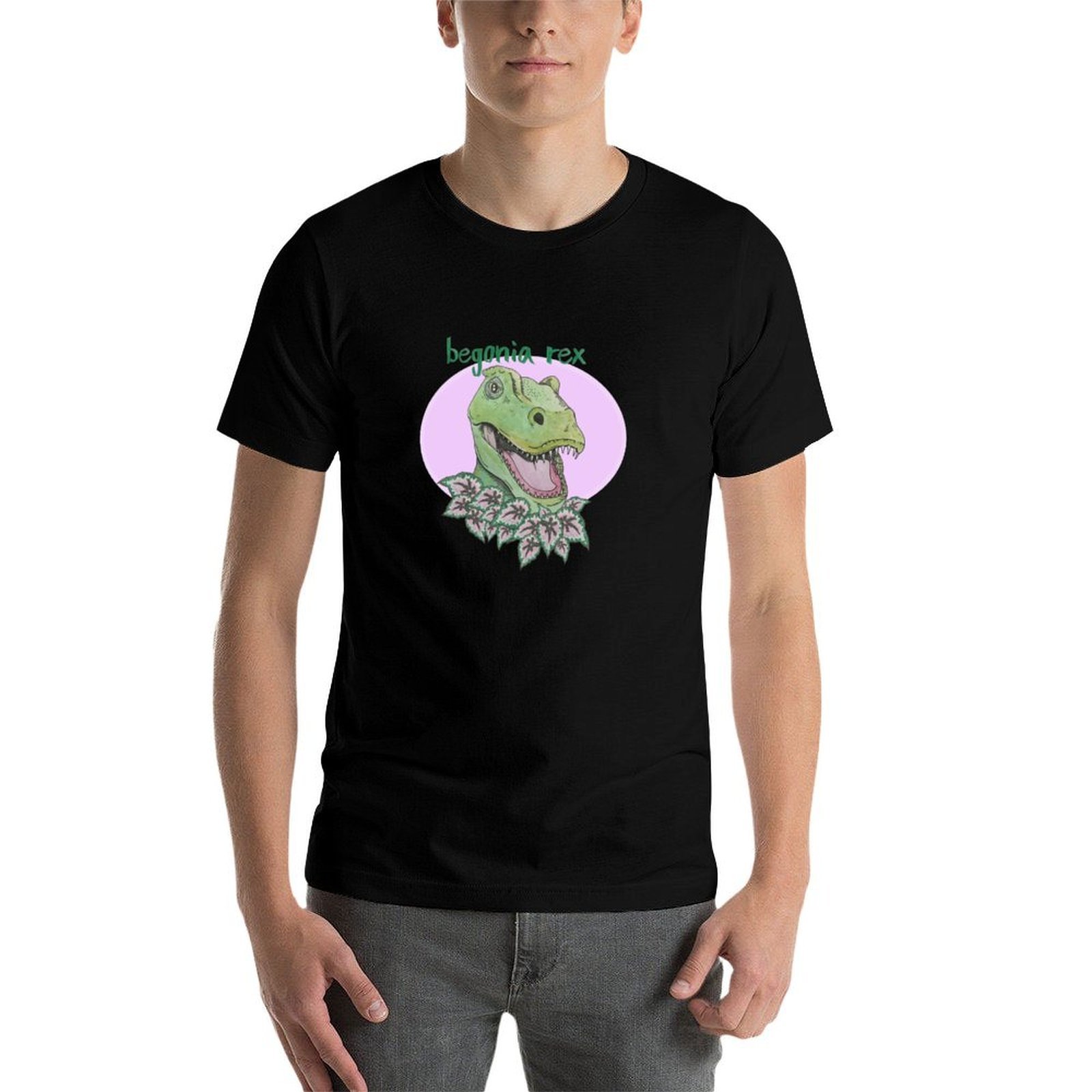 T rex begonia (pink) T-Shirt S - огляд і ціна Begonia Rex